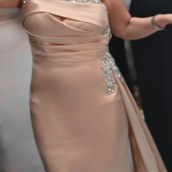 Champagne Portia & Scarlett PS22122 Evening Dress - Picture 9 of 9